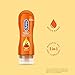 Lubricant, Durex Massage Gel & Personal Lubricant, Durex Massage & Play 2 in 1 Lubricant, 6.76 oz, Intensify with Enhancing Guarana