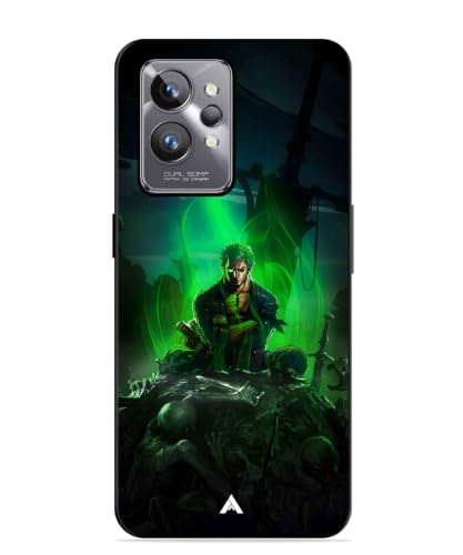 Image of Premium Anime 1 Case for Realme GT 2 Pro (Glossy Finish) Soft-Touch Metal TPU Back Cover, Shockproof, Designer, Aesthetic Mobile Phone Case