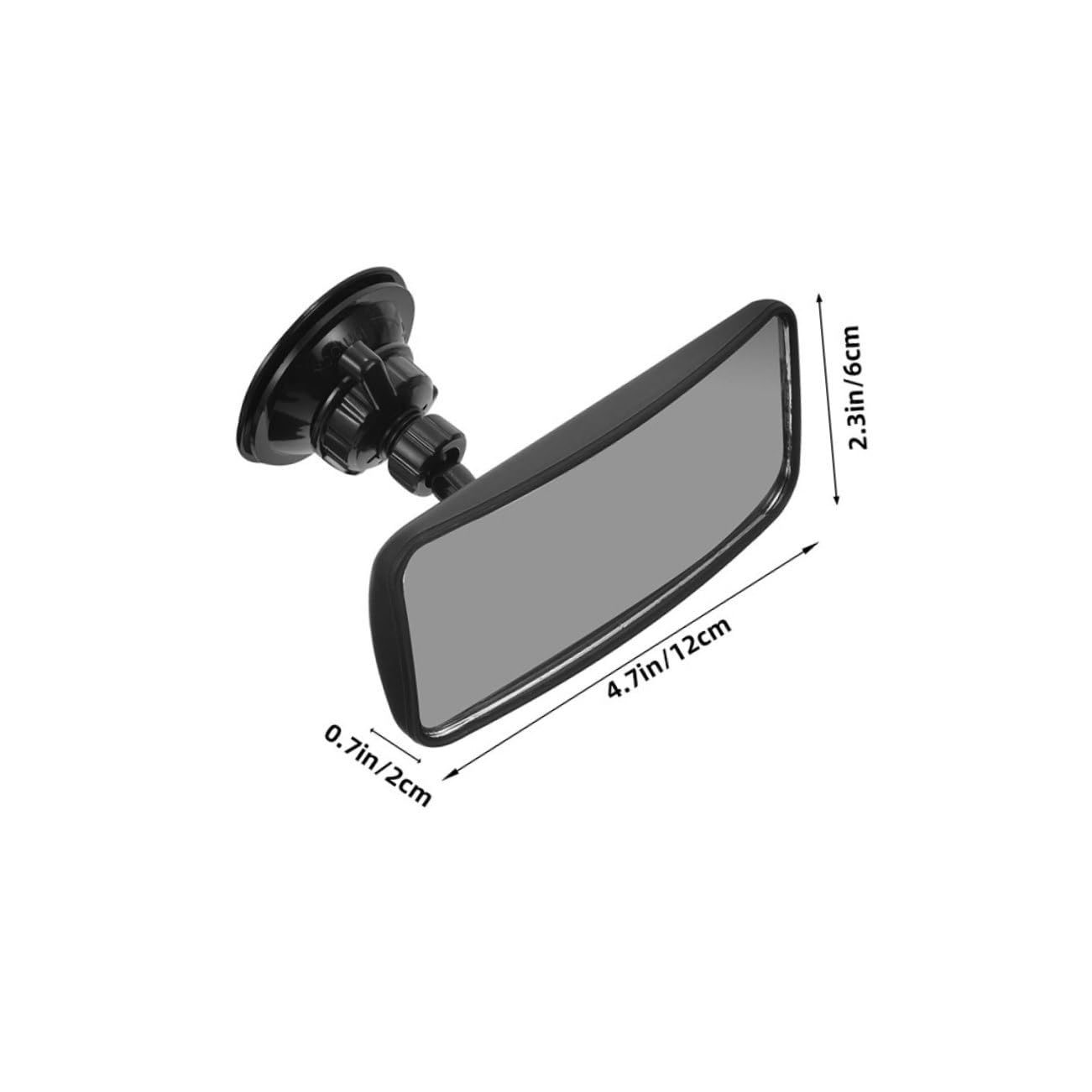 Anneome 360° Rotating Car Rearview Mirror Suction Cup Baby Safety Mirror for Easy Installati