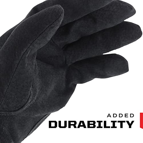 Mechanix Wear: Regulator Mig Welding Gloves, 360 Cut Resistance, Ansi A4, Durahide Boar Leather, Heat Resistance, Dupont Kevlar Stitched For Added Durability, Safety Gloves For Work (Black, Small) #TOP3