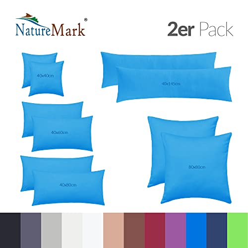 NatureMark Confezione da 2 federe per Cuscini in