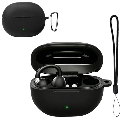 �P�[�X For SOUNDPEATS(�T�E���h�s�[�c) UU2/POP Clip2 �p �V���R���f�ސ� �P�[�X�yJYJEIJEI�z���s �ی�J�o�[ �L�Y�h�~ �ϏՌ� �h�� ���[ �S�ʕی� �[�d�֗� �y�ʏ��^(�u���b�N)