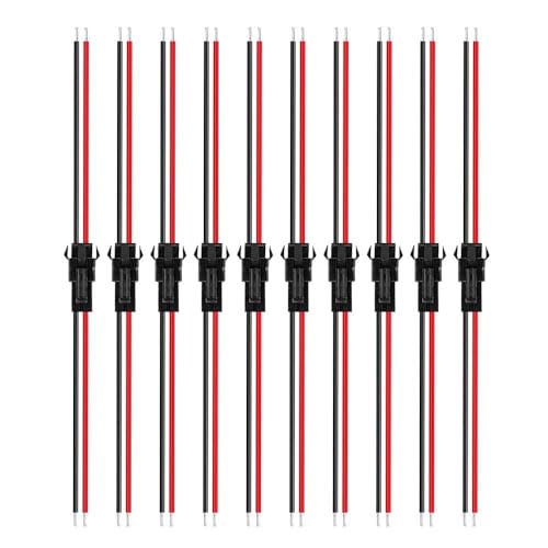 10 pares conector macho a hembra JST SM 2 pines 20 cm miniatura 2