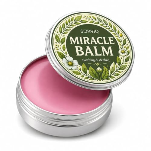 Orvyla Skin Sorviq Miracle Balm Lightweight Non-Greasy Formula New Soothing & Moisturizing Body Balm for Back Hands Feet & Arms