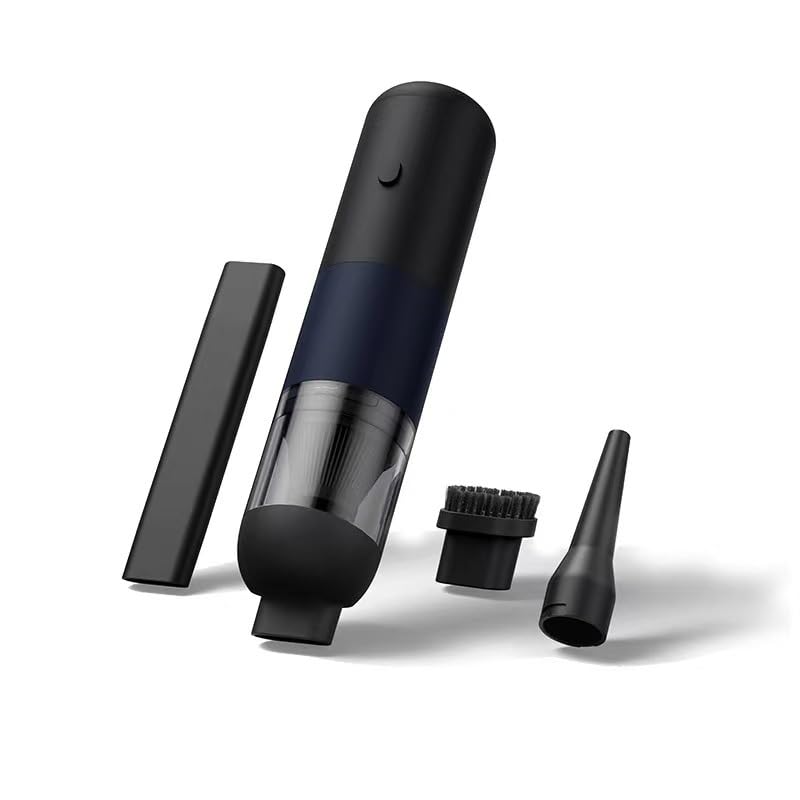 YY YITIKA5000mAh 6000pa Washable Handheld Vacuum Cleaner Cordless 120W High Power Portable Small Rechargeable for Car Bathroom Kitchen (Black)