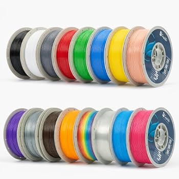 Gryddle PLA 3D Printer Filament 1.75mm, 16 Rolls Bundle (1kg/2.2lb per Roll), 16kg Total, High Dimensional Accuracy & Low Odor, Suitable for Beginners, Compatible with FDM Printers