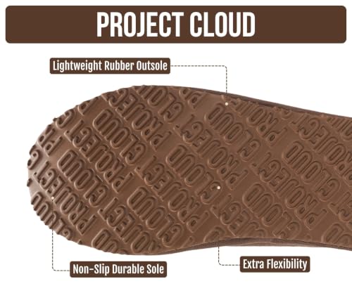 Image of Project Cloud Mens Slippers Genuine Leather Australian Shearling Slippers