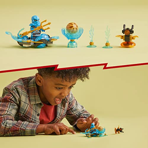 LEGO 71778 NINJAGO Nyas Drachenpowerpower-Spinjitzu-Drift Spielzeug, Spinner mit Kunststücken, NYA Minifigur zum Sammeln… – Ansicht 6