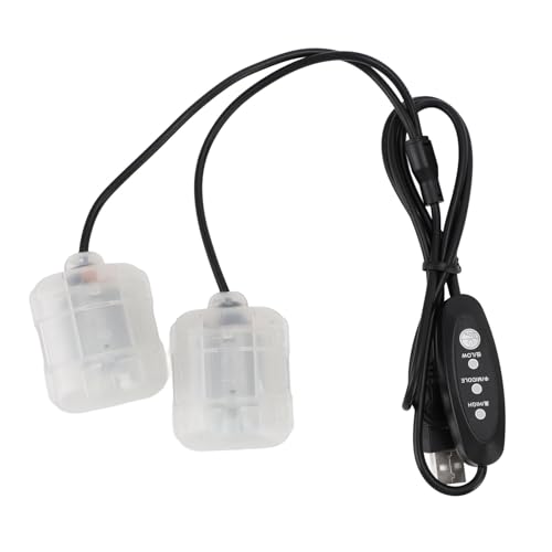 Haofy USB 3 Speed Vibration Motor 5V DC Massage Motor 3000-4500RPM con cable de 1.1m y estructura PP para almohada y accesorios de masaje miniatura 5