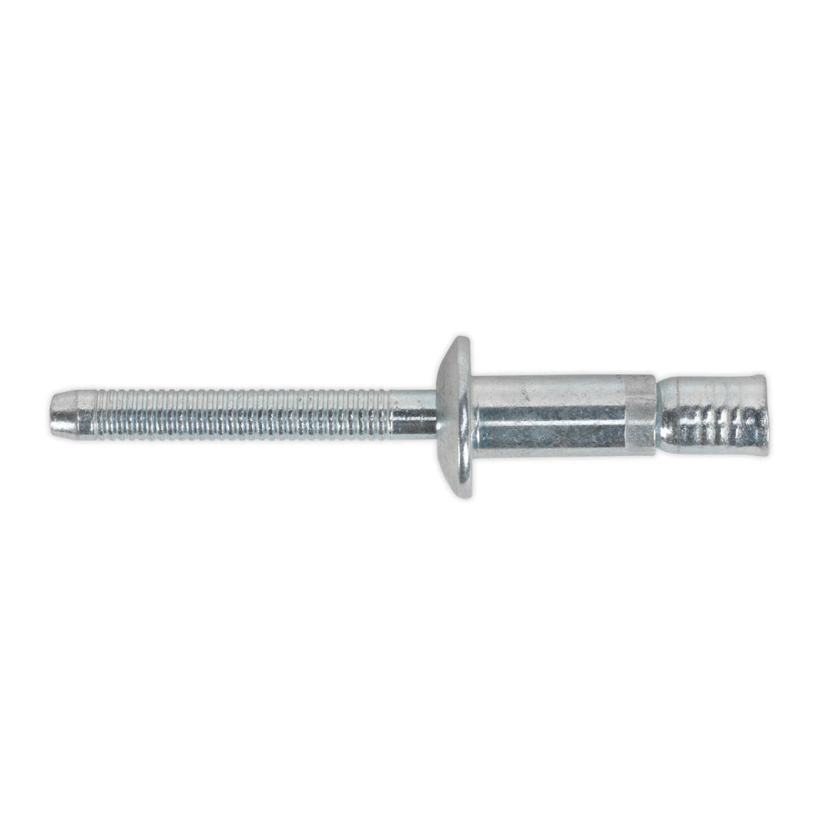 Sealey Mb6332 Steel Structural Rivet Zinc Plated 6.3 X 32Mm Pack Of 100