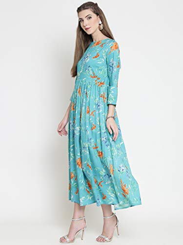 Image of Sera Women Floral Print fit & Flare Dress