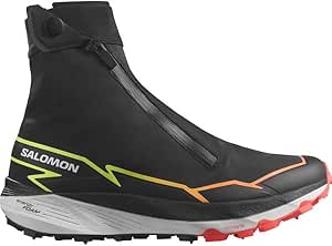 SALOMON(サロモン) WINTER CROSS SPIKE トレイルランニングシューズ ユニセックス L47307300 Black/Neon.Flame/Safety.Yellow 28.5