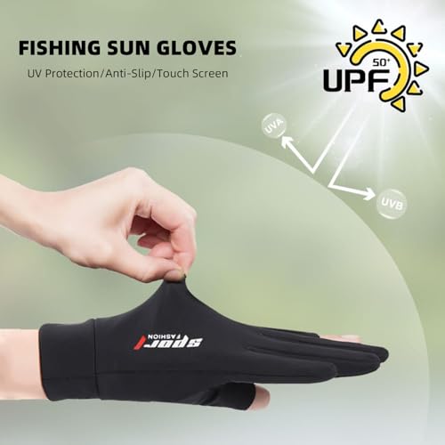 Image of UV Protection Motorcycle Gloves for Men Women - Summer Ice Silk Breathable Non-Slip Riding Gloves with UPF50+ Sun Protection, Summer Wear for Scooty, Bike, Outdoor Activities