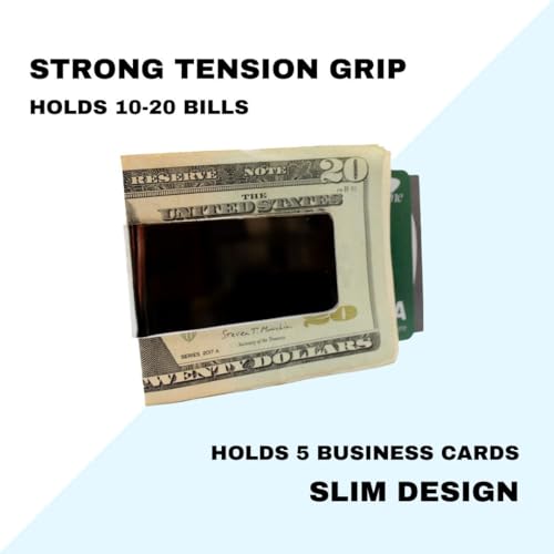 Visol Personalized Chrome Plated Money Clip with Free Laser Engraving4