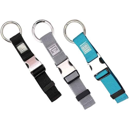 RUNRAYAY 3 Stück Add a Bag Gepäckgurte Jackengreifer, strapazierfähige verstellbare Taschenhakengurte Bungees Reisezubehör, tragen Sie Ihre zusätzlichen Taschen freihändig