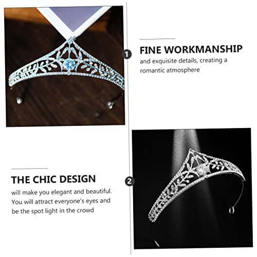 FOMIYES Noiva Coroa De Casamento Coroa De Pérolas Tiara De Casamento Acessórios Para Vestido De Noiv