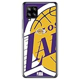 Personalaizer NBA Los Angeles Lakers - Coque de téléphone portable pour Samsung A42 5G - Produit officiel - Basket - Silicone Gel Flexible