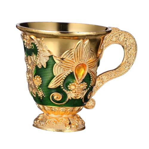 Alipis Copa Metal Vintage Resistente con Diseño Retro Vaso Pequeño para Licor para Fiestas y Reuniones