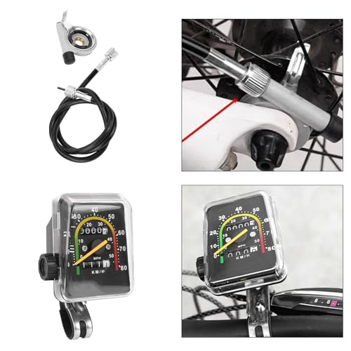 Velocímetro Profesional para Bicicleta, Sin Batería, Fácil de Instalar, Accesorio para Bicicleta de Montaña para Ruedas de 26, 27.5, 28 y 29 Pulgadas miniatura 6