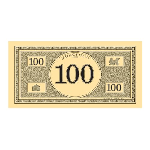 Franco Collectibles Hasbro Games Monopoly Money Super Soft Cotton Bath/Pool/Beach Towel, 60 in x 30 in, (100% Officially Licensed Product)