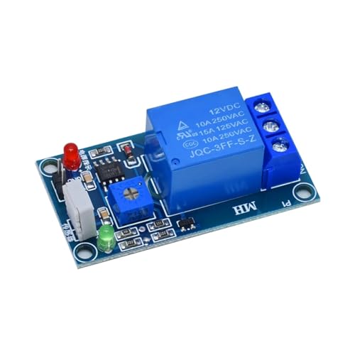Sensor de humedad HR202 de 12V con módulo de relé de 1 canal para control automático 4