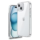 Pristine-Tech Clear Case for iPhone 15 6.1 inch, Non-Yellowing Phone Military Grade Protection Shockproof Anti-Scratch TPU Back Slim Lightweight Transparent Protective Cover