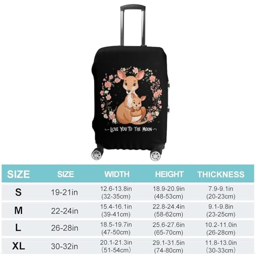 Kangarooes Luggage Cover Suitcase Protector Travel Baggage Covers for Men Women L2
