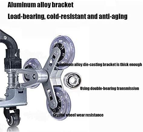 YAOJIA einkaufstrolley klappbar Leichter Einkaufswagen, Tragbarer Hilfsmittel-Treppenklettern-Lebensmittel-Tragwartwagen… – Bild 6