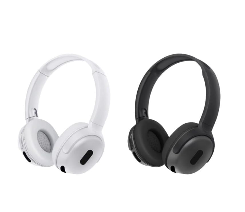 Image of [15 Years Warranty Stereo Bluetooth Headphones with Comfort Cushion Over-Ear Design and Active Noise canceling Technology. A Great Choice for Audio and prolonged Listening Sessions