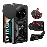 Capa Capinha Case Armor Anti Choque Ring Luxo Para Redmi A3 (Tela 6,7) + Anel Giratório + Proteção De Câmera - Proteção Militar
