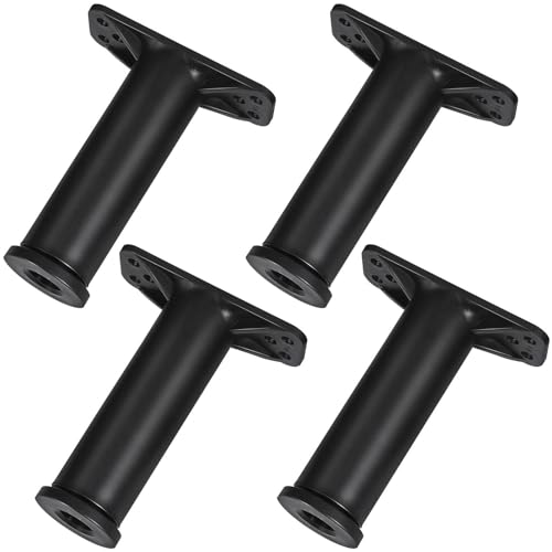 FELTECHELECTR Patas Ajustables para Cama de Plástico y Acero, Soporte Resistente Superficie Lisa, Fácil Instalación, Paquete de 4 Unidades para Marco y Listones Centrales Color Color Aleatorio
