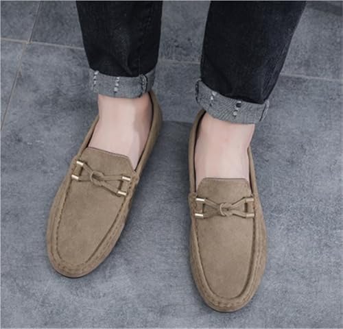 Mens Loafers Round Toe Resistant Flat Heel for Traveling Driving Office and Work3