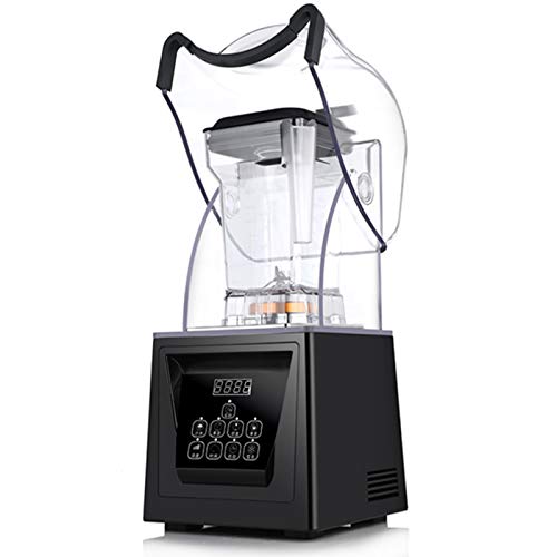 CSDY-Blender Smoothie Batidora Trituradora Licuadora Batido Silencio 1800W con El Casquillo Que Contiene Hojas De Acero Inoxidable 2Ltritan para Hielo Salsa Sopa/Tuercas