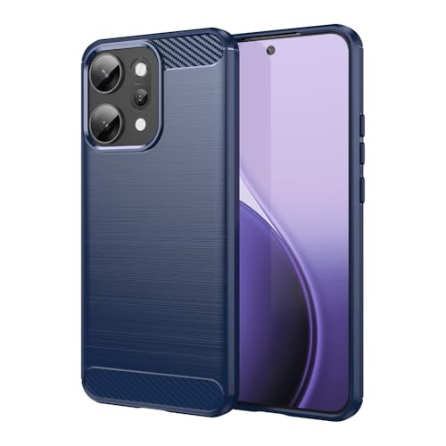 Coque Oppo Reno 12 Pro 5G silicone haut de gamme rigide bleu foncé