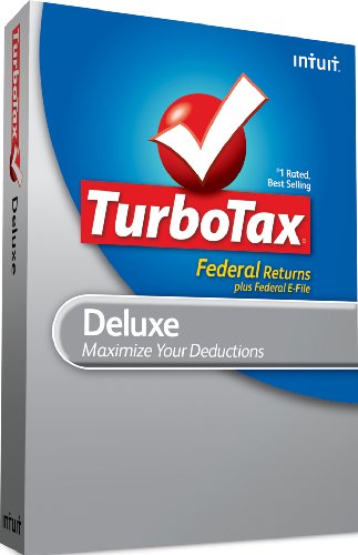 Intuit 414643 Turbotax Deluxe Federal + E-Ffile 2010 cover