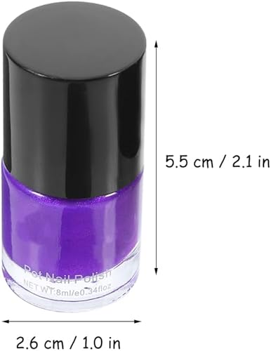 Miniatura 2 de balacoo Juego de 6 esmaltes de uñas para perros, de secado rápido, no tóxicos, a base de agua, para todas las mascotas