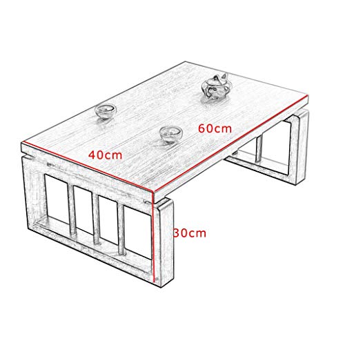 Table centrale bois naturel bureau wrap et table basse de salon - 4