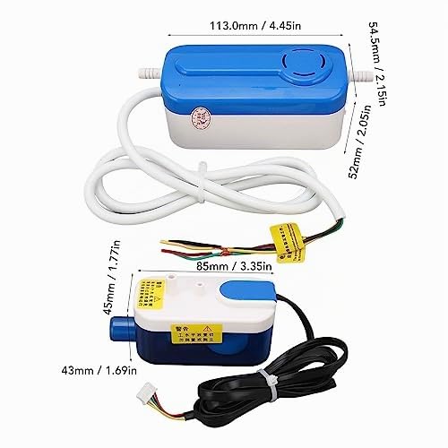 Mini Pompa di Condensa HVAC, Pompa di Condensa Silenziosa, Automatica Portatile per Condizionatore D'aria CA da 110 a 240 V per Deumidificatore del Forno