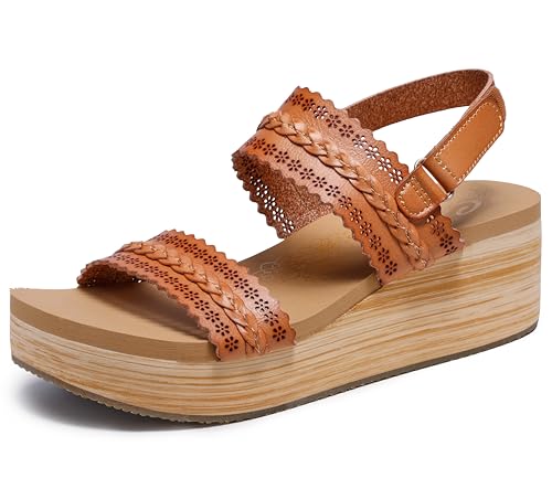 Skechers Women's Summers-Coastal Stroll Wedge Sandal