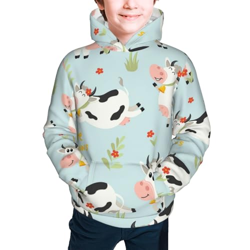 Cute Dogs Collage Kid Hoodies Boys Sweatshirts Girls Pullover with Pocket3