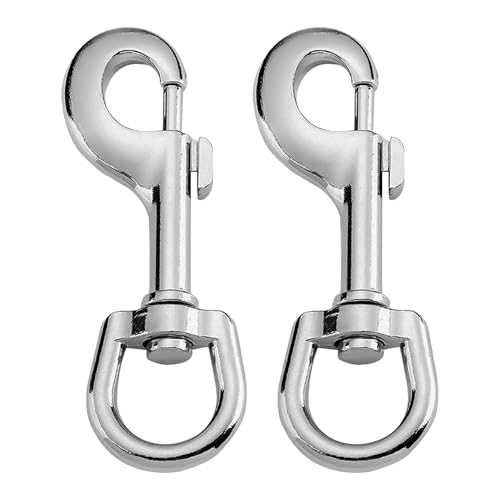 Mosqueton Ilavero SYCSYH 2 piezas Mosquetón con Articulación Giratoria Mosquetón Grande Mosquetones para Bolsos Correa de...