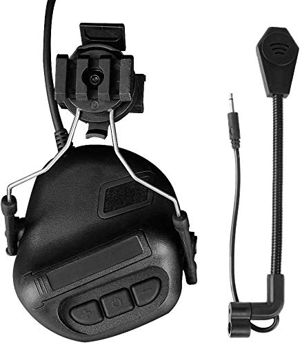 N/W The latest tactical helmet head-mounted Comtac II tactical headset noise reduction electronic pickup seat belt microphone earmuffs