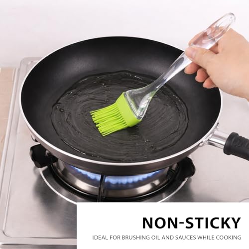 Image of Oblivion Oil Sprayer Dispenser Glass Bottle for Cooking and Multi-use with Silicone Spatula and Pastry Brush Set for Cake Mixing Baking Grilling and oiling Kitchen Combo for Home and Professional use