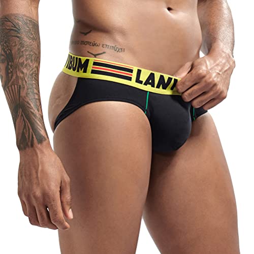 Men's Jockstrap Thong Underwear Sexy Cotton Athletic Supporter Briefs3