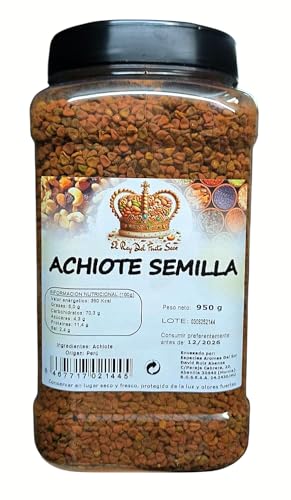 Achiote Semillas 950 gr - Annatto Semillas - El Rey del Fruto Seco