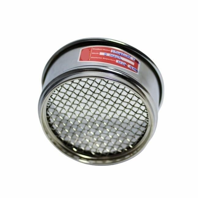 Precyzyjne sito testowe ze stali nierdzewnej 304 o średnicy 10 cm do pobierania próbek laboratoryjnych, 1 szt(10 mesh 2 mm)