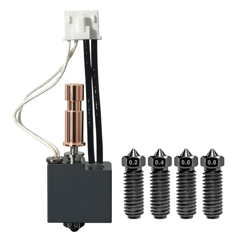 Buse acier trempé 0.4mm et Hotend bi-métal Kobra S1 pour filaments usants