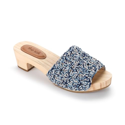 Image of The Sak Ella Clog Sandal in Crochet, Slip On Shoe