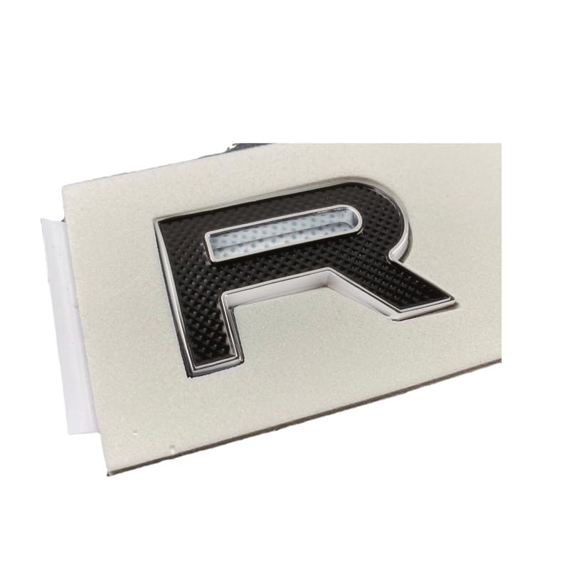 Image of Sports Line 3D Raised Hood and Rear Letter Emblems with 3M Adhesive Backing (Black-SV)