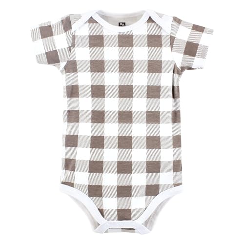 Image of Hudson Baby Unisex Baby Cotton Bodysuits 5-pack